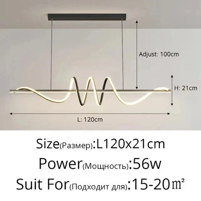 Purilite Select Minimalist Modern Dining Table LED Pendant Light