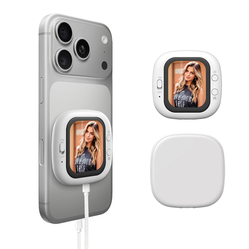 Purilite Select Magnetic Phone Vlog Selfie Monitor Screen with Rear Camera Preview (Set of 2)