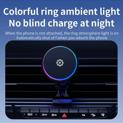 Purilite Select Magnetic Wireless Car Charger with Cooling Fan