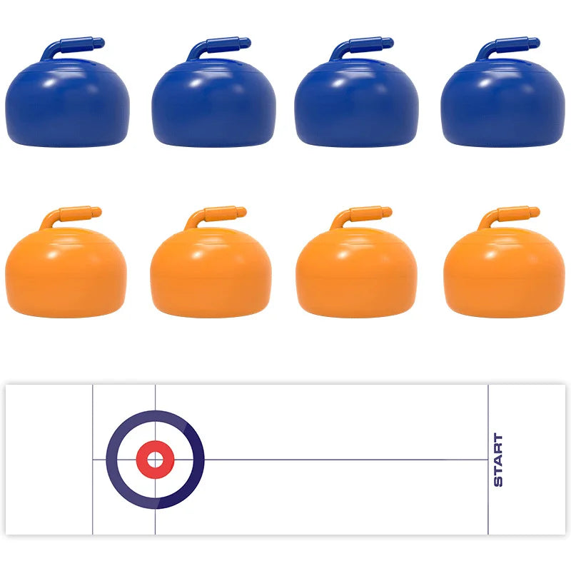 Purilite Select Tabletop Curling Game | Family Board Game | Interactive Shuffleboard Toy | Educational Fun Game