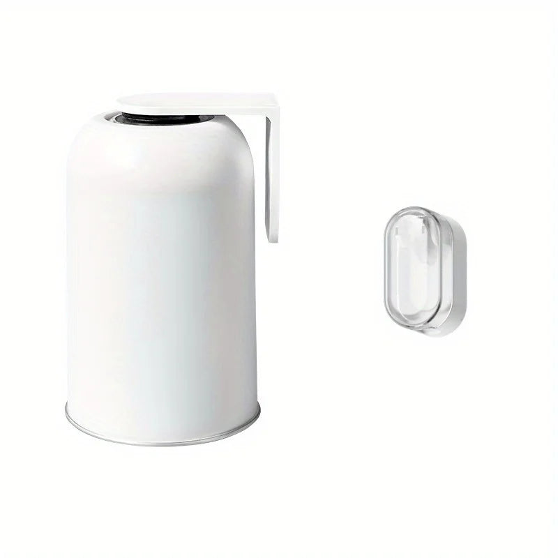 Purilite Select Magnetic Stainless Steel Bathroom Cup | 350ml Wall Mounted Toothbrush Holder | 304 Stainless Steel Mouthwash Cup