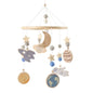 Purilite Select Wooden Baby Crib Mobile | Crochet Star Hanging Bed Bell | Nursery Rattle Decoration | Newborn Comfort Toy