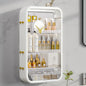 Purilite Select Multi-Layer Wall Mounted Storage Shelf | Large Capacity Organizer for Bathroom Kitchen Cosmetics and Household Items