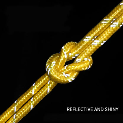 Purilite Select Reflective Paracord Rope 5M x 5mm | Heavy Duty Double Reflective Camping Survival Utility Cord