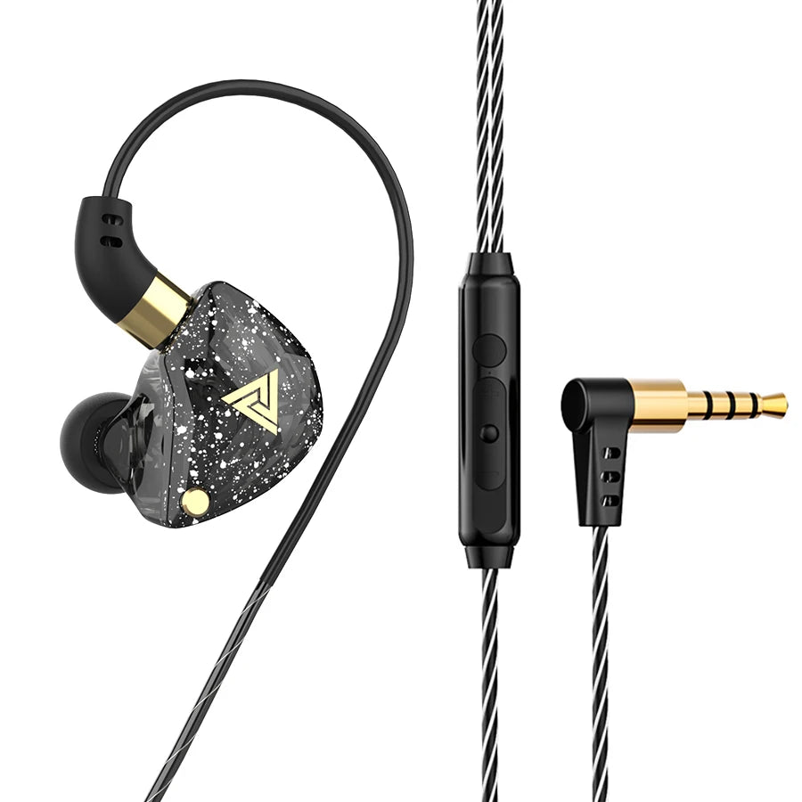 Purilite Select QKZ AK6 Copper Driver HiFi Wired Earphones 3.5MM