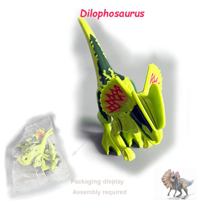 Purilite Select Jurassic Dinosaur Building Blocks Set | Mini Dinosaur Figures | Educational Construction Toy | Creative STEM Gift for Kids