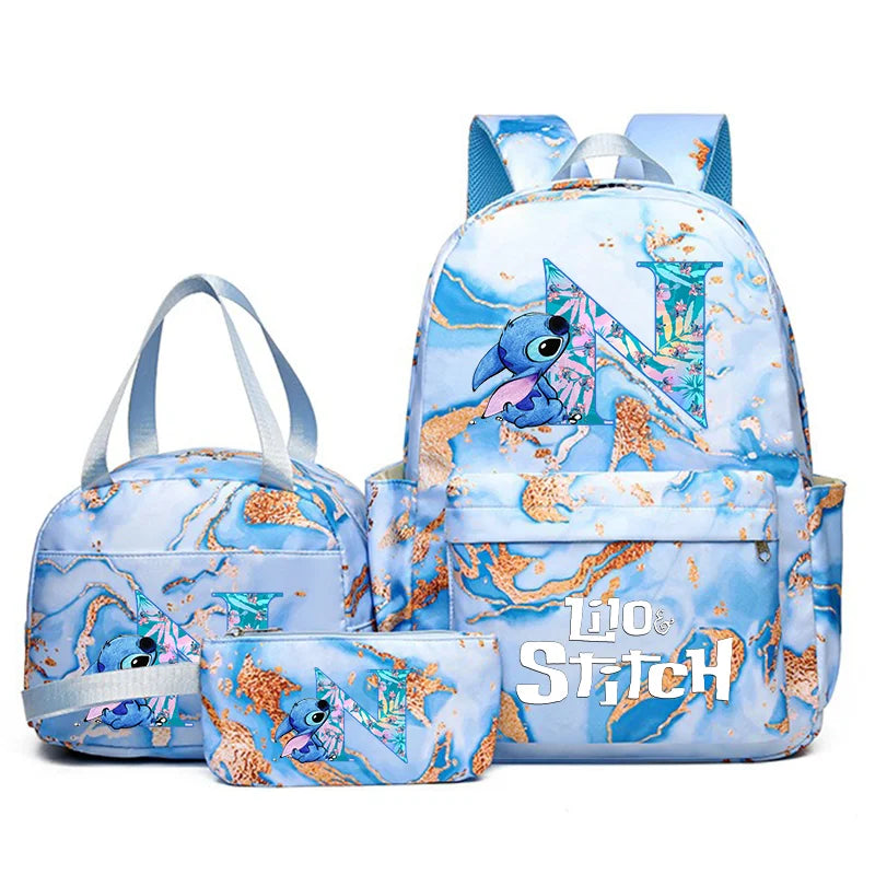 Purilite Select 3PCS Lilo & Stitch School Bag Set
