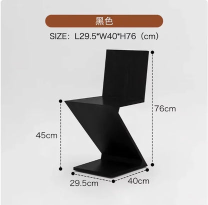 Purilite Select Solid Wood Z-Shaped Nordic Chair