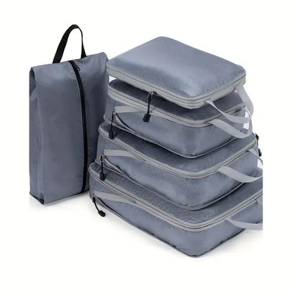 Purilite Select 5‑6 PCS Compressed Travel Packing Cubes Set