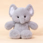 Purilite Select Fluffy Sitting Cattle Plush Toy Soft Stuffed Animal Doll Cozy PP Cotton Companion Gift for Kids & Home Decor