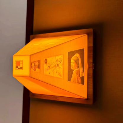 Purilite Select 3D Visual Naked Eye Night Light – Optical Art Wall Lamp with 3 Colors