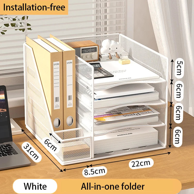 Purilite Select Office Desktop File Rack