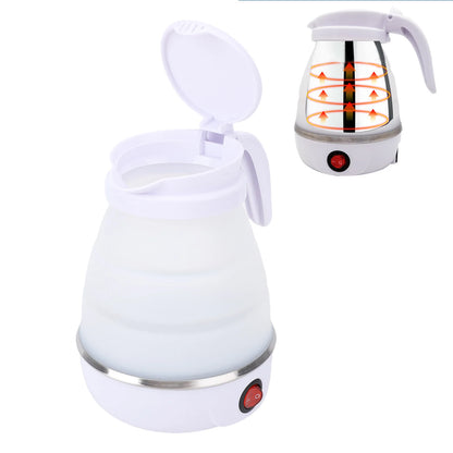 Purilite Select Travel Electric Kettle 600W Foldable 600ml | Portable Fast Boil Kettle | Silicone Collapsible Water Boiler | Camping & Home Use