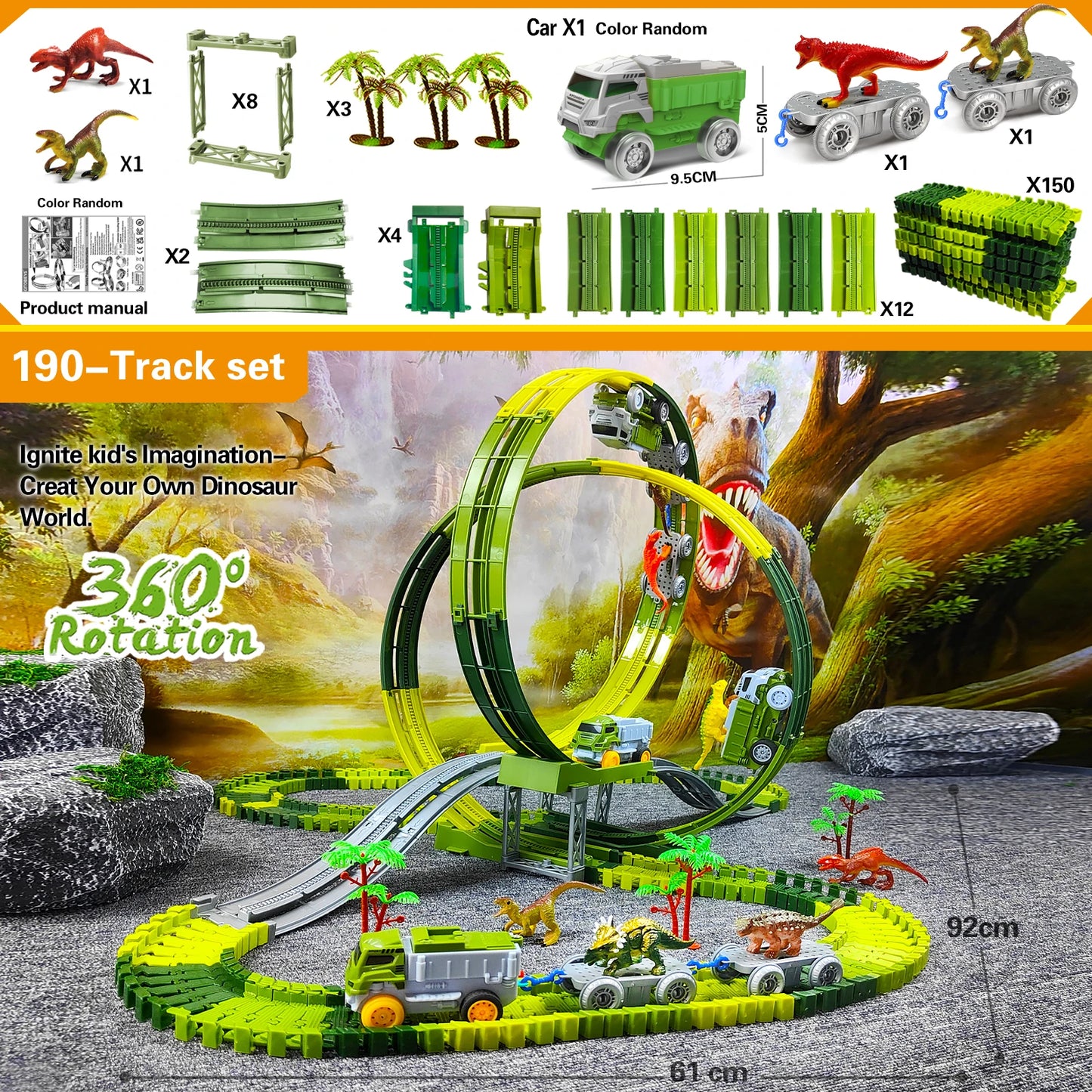 Purilite Select Children Electric Track Toy Car