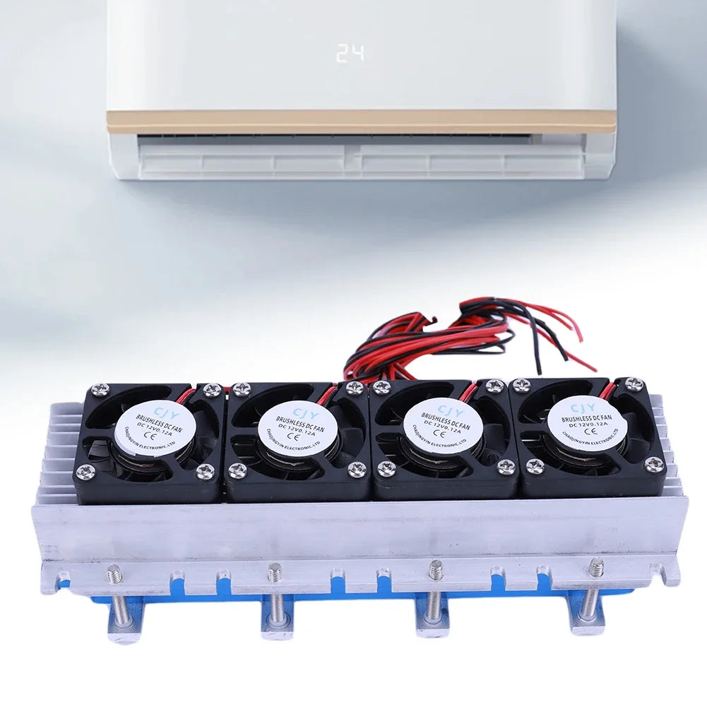 Purilite Select 288W DIY Semiconductor Air Conditioner Cooling System DC 12V 30A Semiconductor Cooling System
