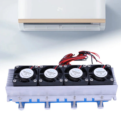 Purilite Select 288W DIY Semiconductor Air Conditioner Cooling System DC 12V 30A Semiconductor Cooling System
