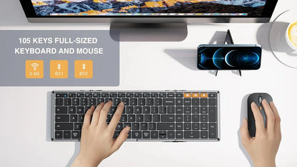 Purilite Select Foldable Keyboard and Mouse XKM01 Combo