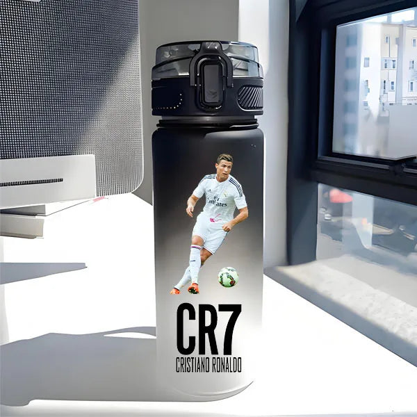 Purilite Select CR7 Football Star Straw Water Bottle