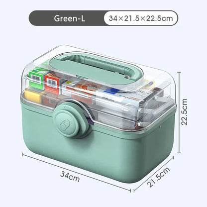Purilite Select Large Capacity Family Medicine Organizer Box