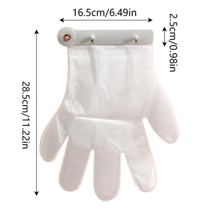 Purilite Select Wall Mounted Disposable Glove Holder Organizer with 300 Food Handling Gloves – Kitchen Hygiene Storage Dispenser