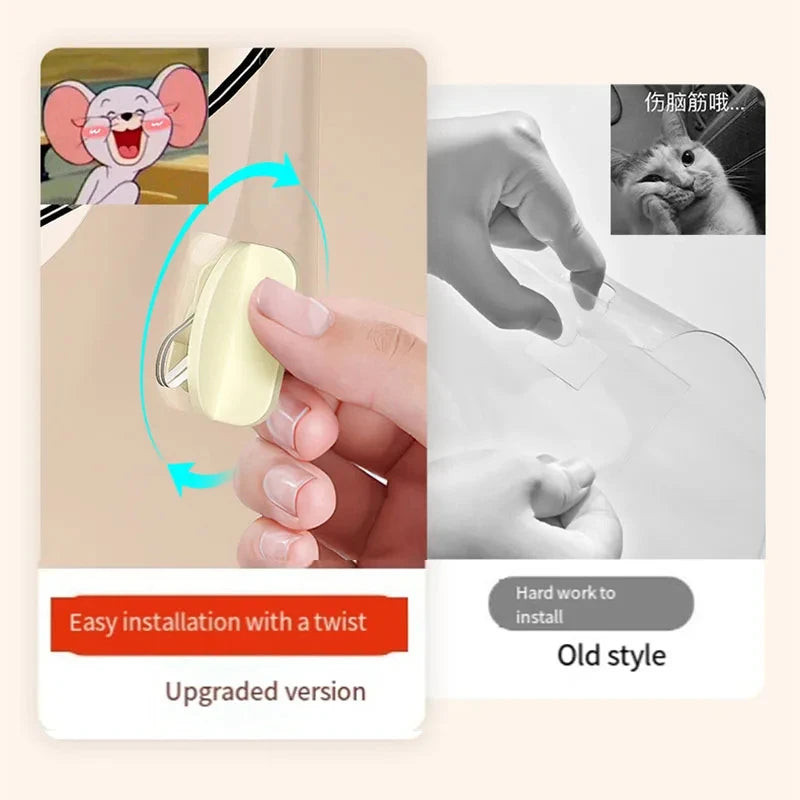 Purilite Select Transparent Toy Storage Box | Moistureproof Stuffed Animal Organizer | Round Storage Container for Home Organization