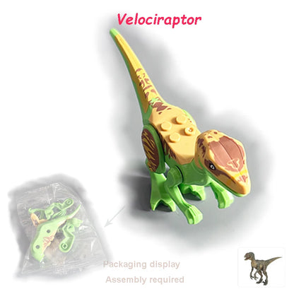 Purilite Select Jurassic Dinosaur Building Blocks Set | Mini Dinosaur Figures | Educational Construction Toy | Creative STEM Gift for Kids