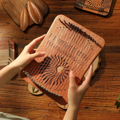 Purilite Select | Wooden Finger Lyre Harp | 17 / 31 Strings Thumb Lyre | Beginner Musical Instrument