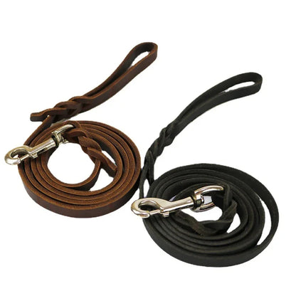 Purilite Select Genuine Leather Dog Leash