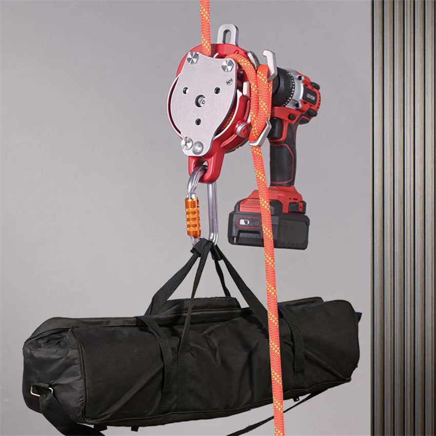 Purilite Select Electric Pulley Lifter | Ascent and Descent Rope Climber | Heavy-Duty Electric Pulley Elevator Device