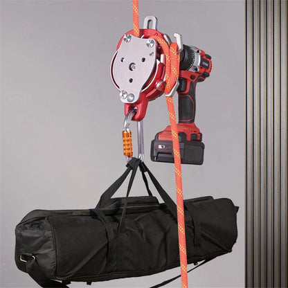 Purilite Select Electric Pulley Lifter | Ascent and Descent Rope Climber | Heavy-Duty Electric Pulley Elevator Device