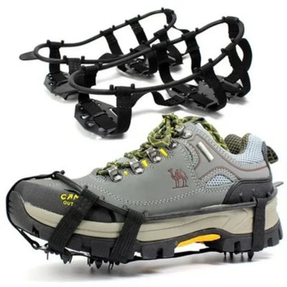 Purilite Select | Professional Climbing Crampons 18 Studs | Anti-Skid Ice Snow Shoe Grips | Winter Outdoor Walking Spikes