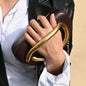 Purilite Select Gold Metal Closure Box Clutch Bag