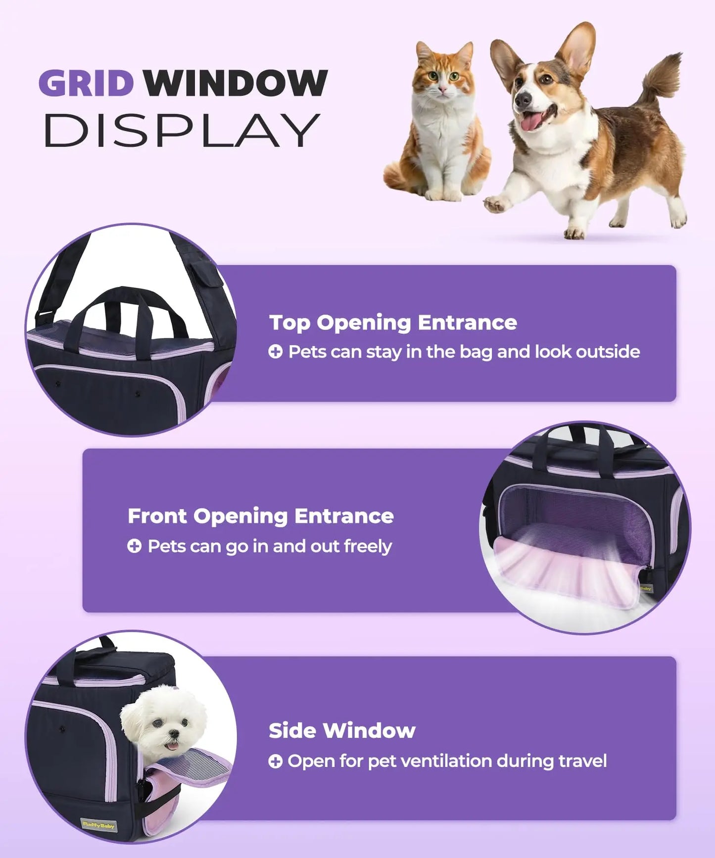 Purilite Select Pet Travel Carrying Bag