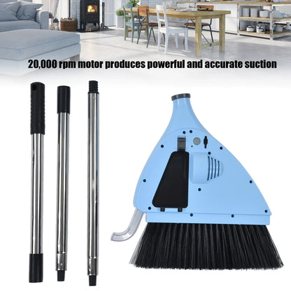 Purilite Select 2-in-1 Vacuum Broom | USB Charging Cordless Sweeper | Strong Suction 20,000 RPM | Household & Bedroom Floor Cleaner