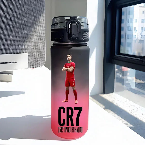 Purilite Select CR7 Football Star Straw Water Bottle