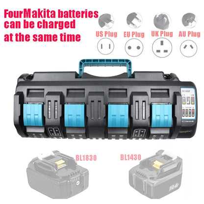 Purilite Select DC18SF 4-Port Li-ion Battery Charger
