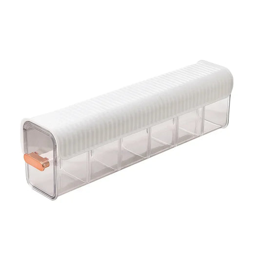 Purilite Select Wall-Mounted Underwear & Sock Storage Box | Closet Bra & Garments Holder | Drawer Case | Large Cloth Compartment Space-Saving