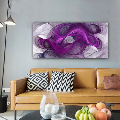 Purilite Select Abstract Black & Gold Mesh Canvas Print