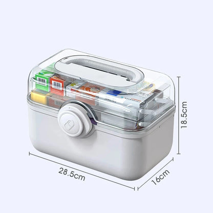 Purilite Select Large Capacity Family Medicine Organizer Box