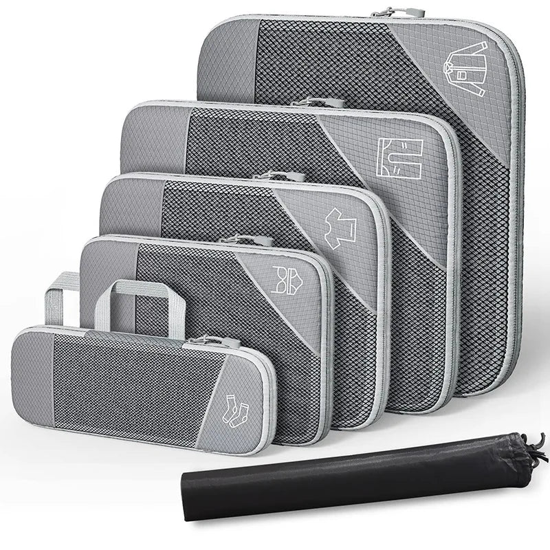 Purilite Select 6PCS Travel Packing Cubes Set