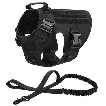 Purilite Select Tactical Military Dog Vest & Leash Set