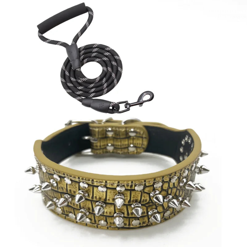 Purilite Select Spiked Studded Dog Collar