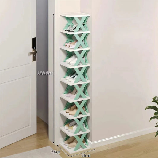 Purilite Select | Multi-Layer Detachable Shoe Rack Organizer | Space-Saving Plastic Shoe Storage Shelf for Home