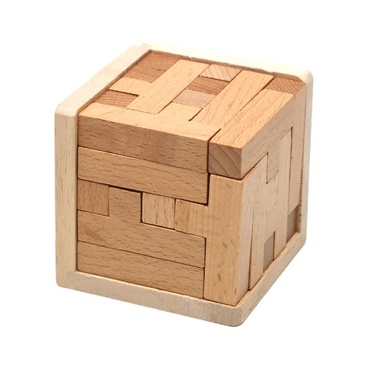 Purilite Select Wooden 3D Luban Lock Puzzle