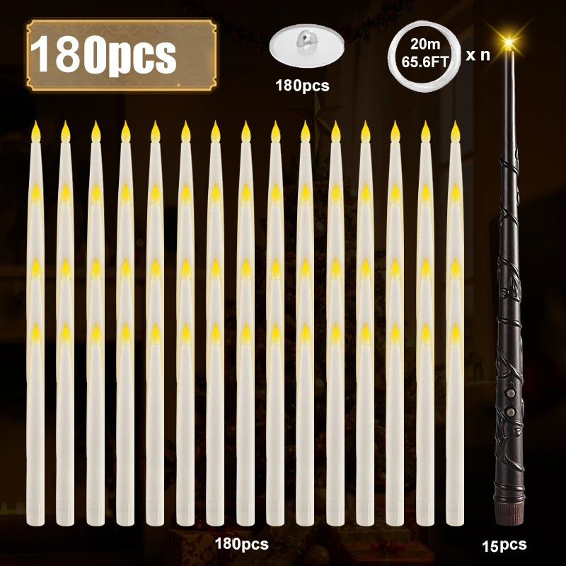 Purilite Select 12–240PCS Battery Operated Flameless Floating Candles