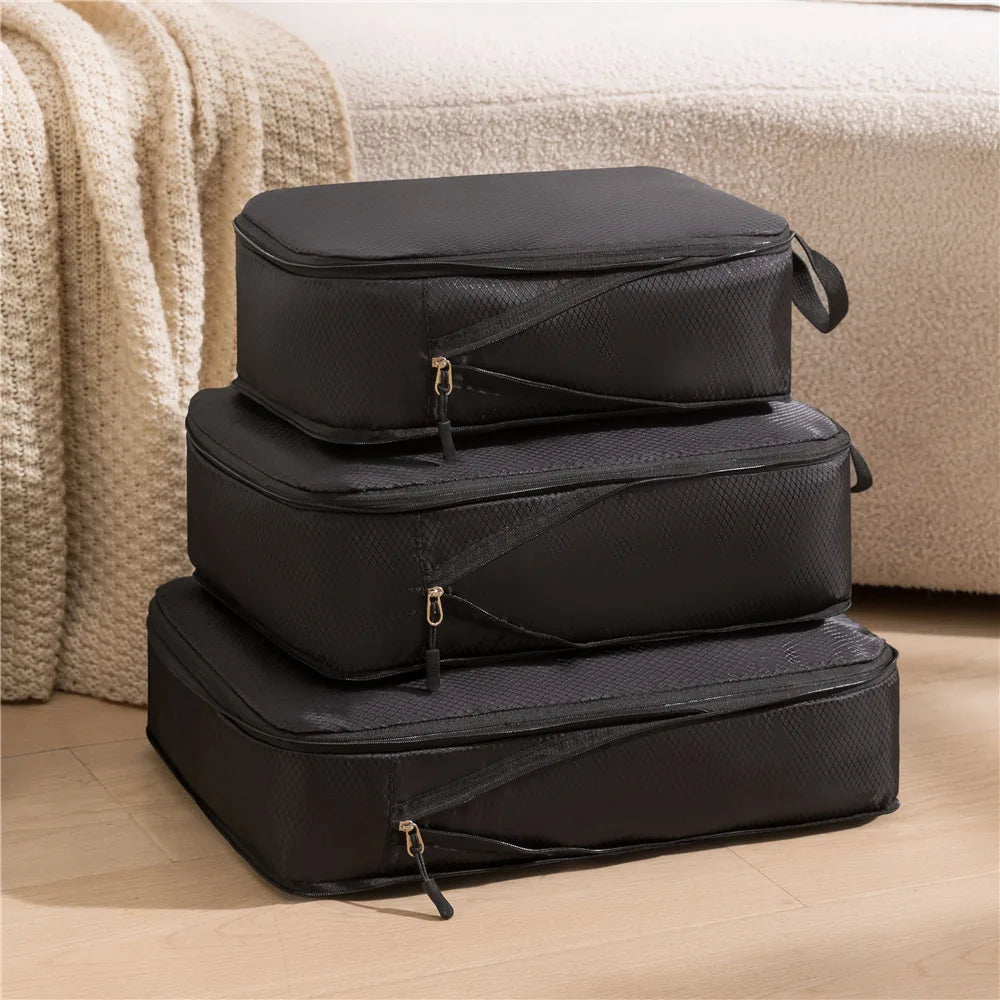 Purilite Select 3Pcs Travel Compressible Packing Cubes