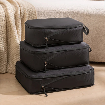 Purilite Select 3Pcs Travel Compressible Packing Cubes