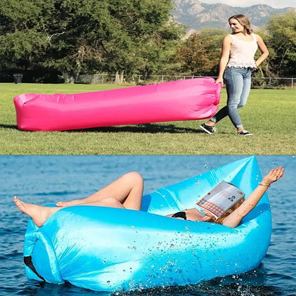 Purilite Select Inflatable Lounger Air Sofa Hammock – Outdoor Air Couch for Camping & Travel