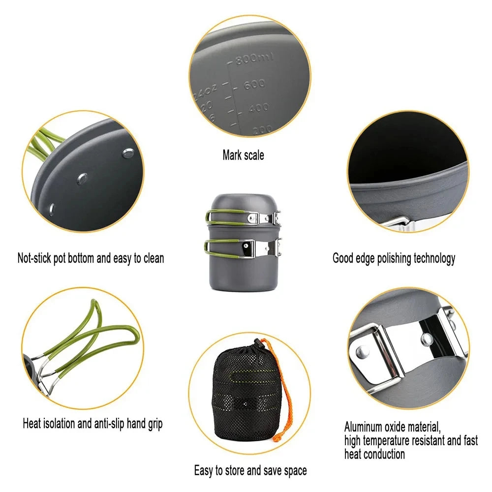 Purilite Select Ultralight Camping Cookware Mess Kit