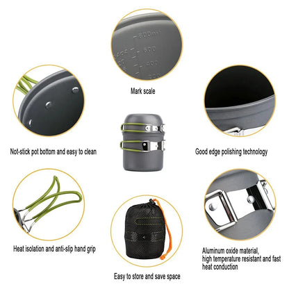Purilite Select Ultralight Camping Cookware Mess Kit